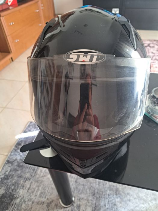 Capacete preto bom estado