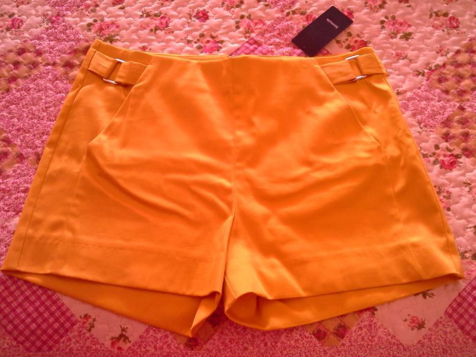 Calções senhora amarelo - Novos