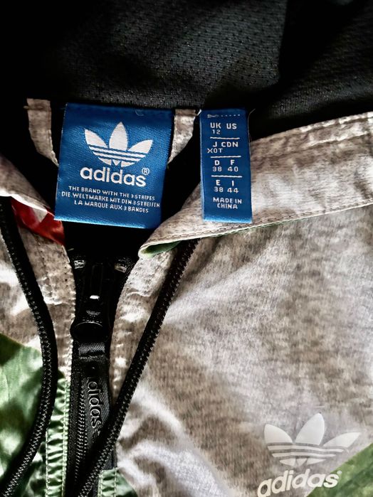 KURTKA, wiatrówka Adidas Originals w kwiaty NOWA  38, 40 , 42