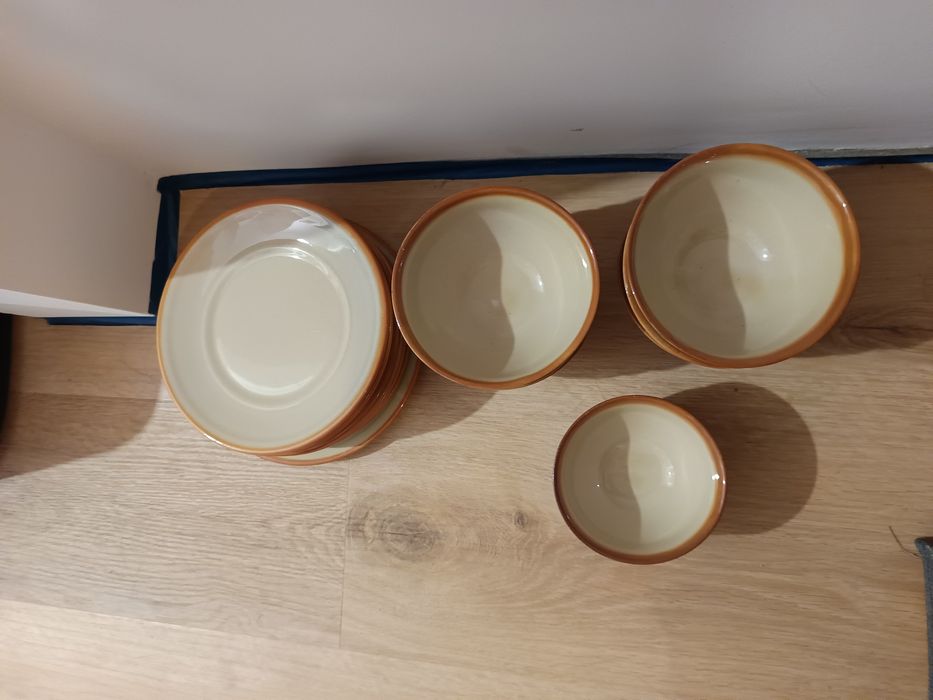 Zastawa stołowa porcelitowa Tułowice PRL