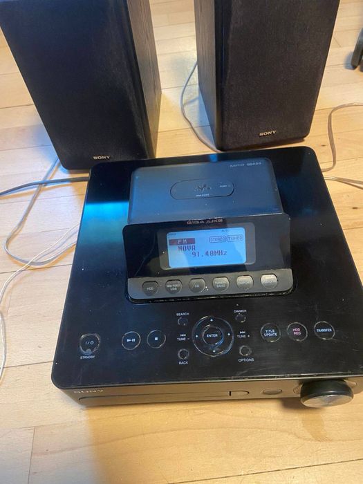 Музичний центр Sony Giga Juke NAS-E300HD (HDD 80GB/USB/CD)