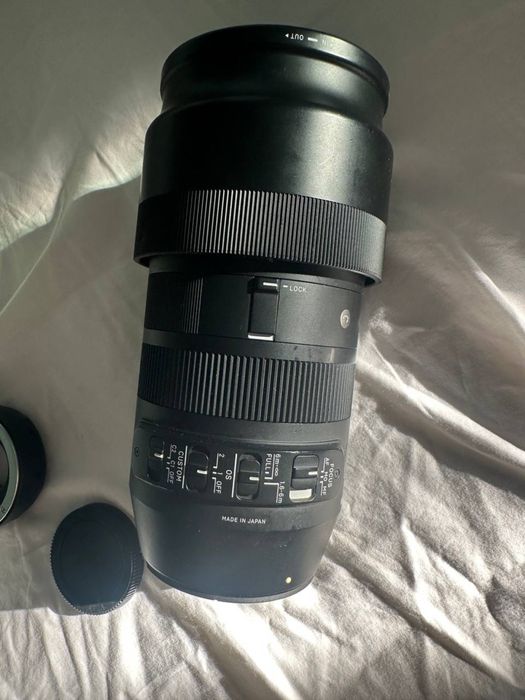 Sigma 100-400mm f5-6.3 DG OS HSM Canon EF плюс адаптер Viltrox EF-M1