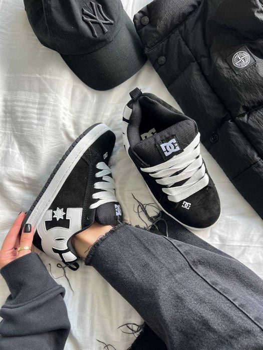 PREMIUM! DC Shoes Court Graffik Black White 37 38 39 40 41 42 43 44 45