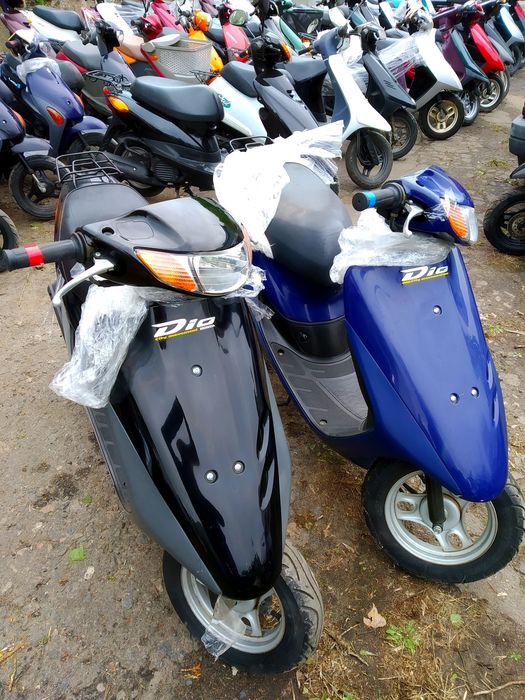 Honda Dio 18 green мопед с контейнера купити скутер недорого