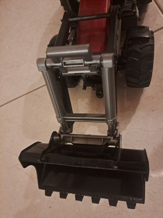 Ciągnik traktor Ferguson 7480 tur przyczepa Bruder