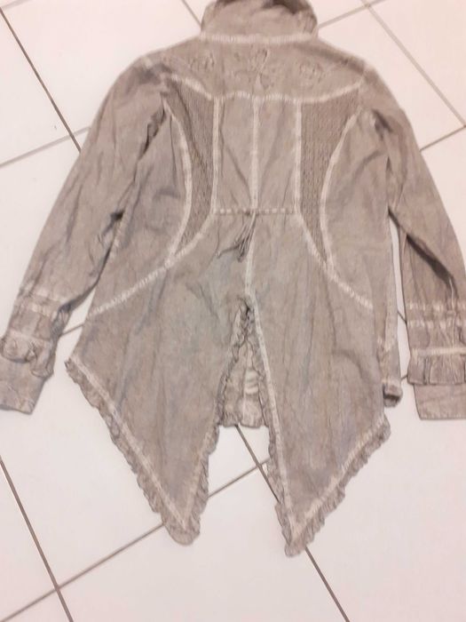 Koszula ciekawa jasny beż unikatowa