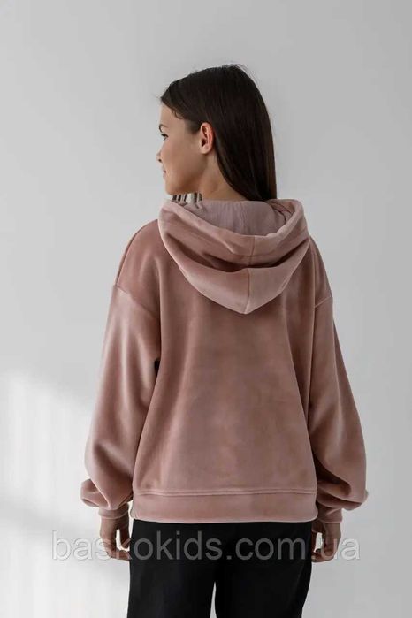 Толстовка велюрова з капюшоном Карамель ТМ Suzie р  116  122  128