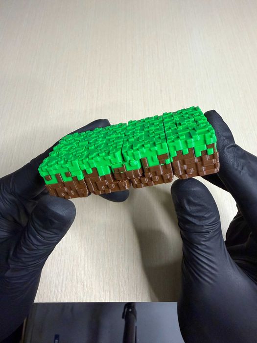 Фіджет нескінченний куб антистрес Майнкрафт (Minecraft)