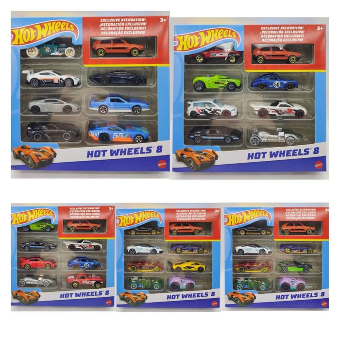Набір машинок, машинка Hot Wheels на 8,10 Colour change