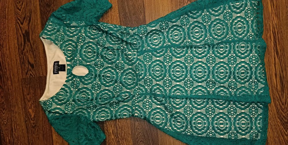 Sukienka XS butelkowa zieleń