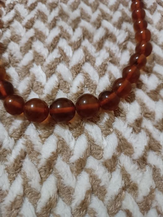 Янтарные бусы СССР.