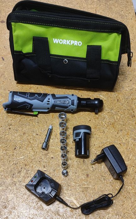 Grzechotka elektryczna Workpro klucz elektryczny