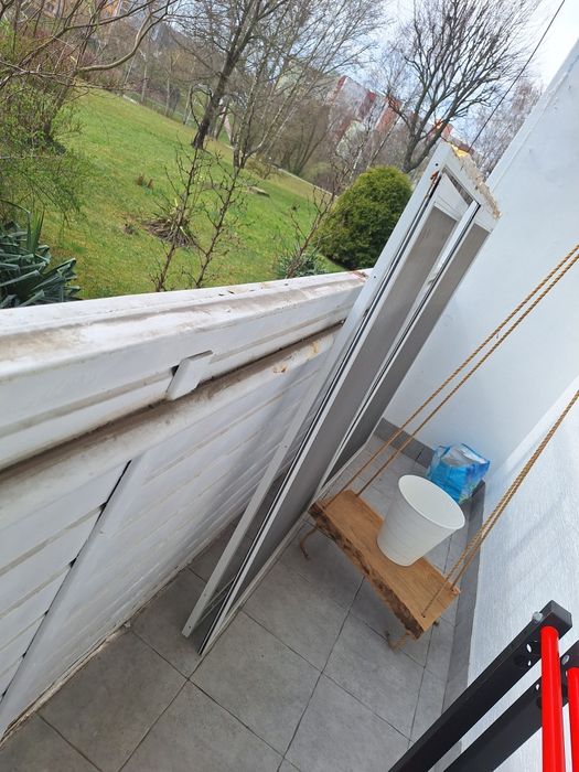 Siatka moskitiera przesuwna balkon okno  balkon 2m×1,5m system drzwi p