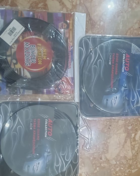 Taśmy krawędziowe chrom ,Black   listwa ozdobna czarna