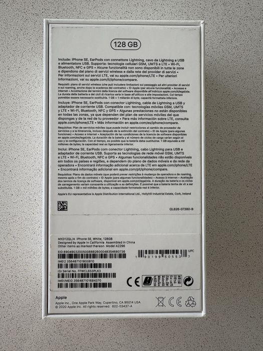 iPhone SE 2020 128GB Branco