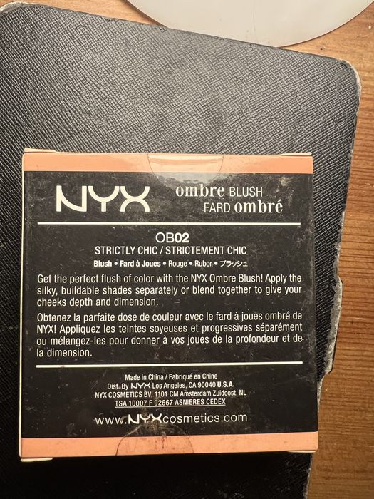 Nyx ombre blush OB02