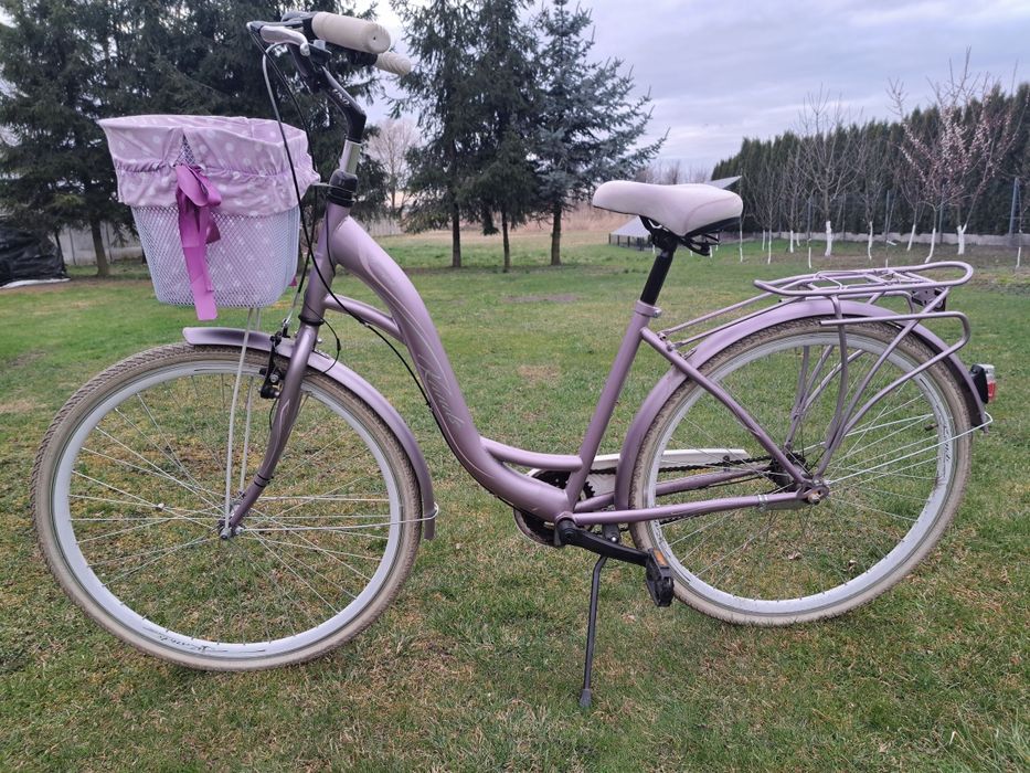 Rower miejski stalowy 3 biegi