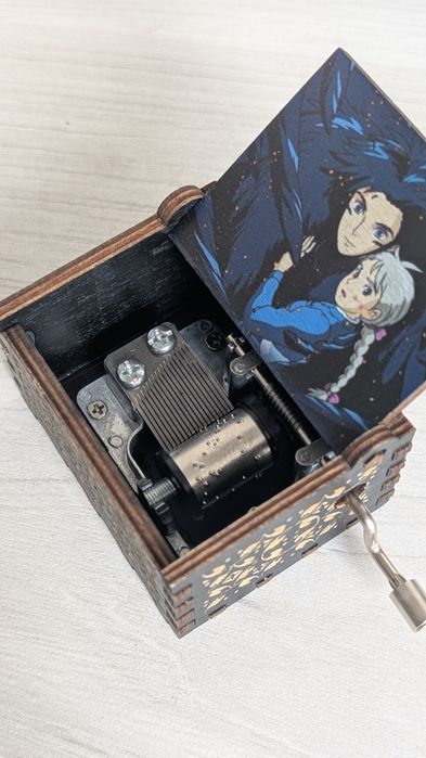 Ходячий замок шарманка аниме деревянная музыкальная шкатулка музыка
