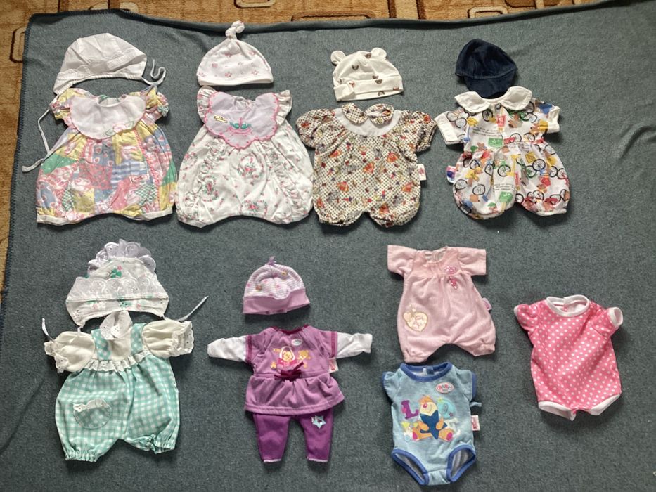 Одежда пупсу беби Борн Анабель песочники,бодики, комбенизоны