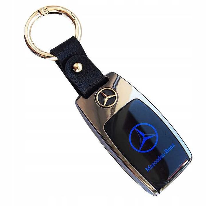 Breloczek LED z logo Mercedesa