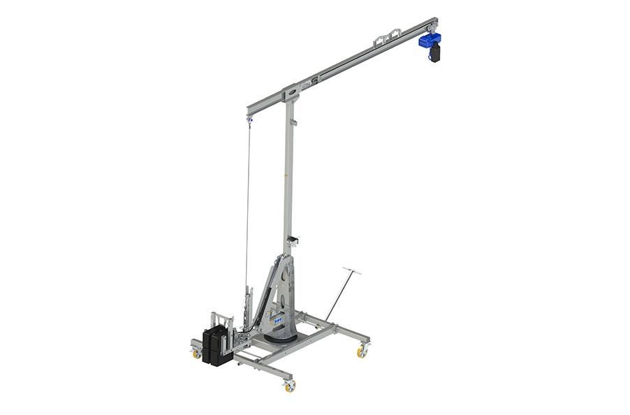 Dźwig żuraw murarski Lissmac LMK 220kg 230V R.2025 bocker minikran do murowania z pustaka bloczków silka tempo mini dzwig bez UDT