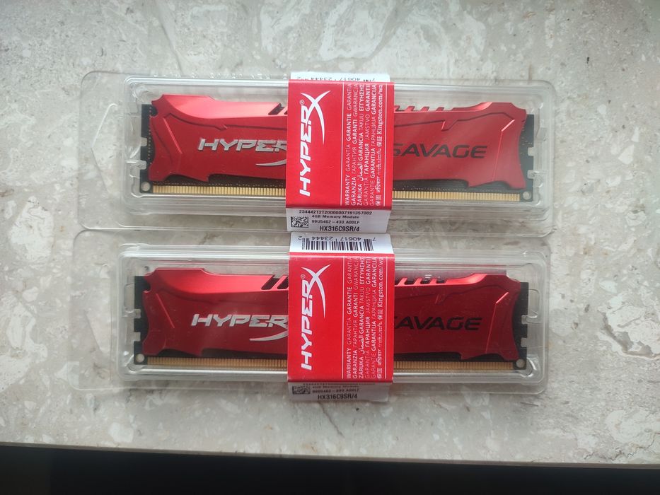 Pamięć HyperX Savage DDR3 8GB (2x4GB) 1600MHz  HX316C9SR/4.