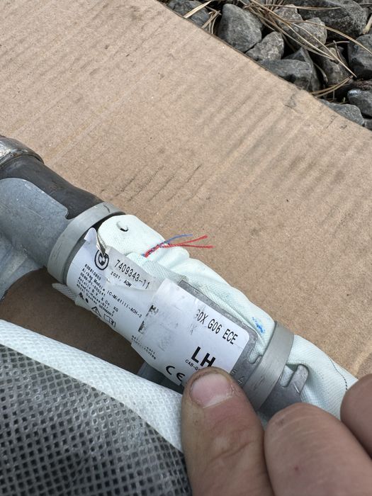 Шторки безпеки безопасность bmw g06 x6 airbag європа подушка безпеки