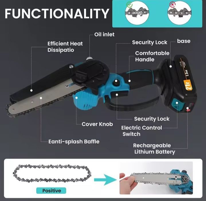 Serra Elétrica a Bateria