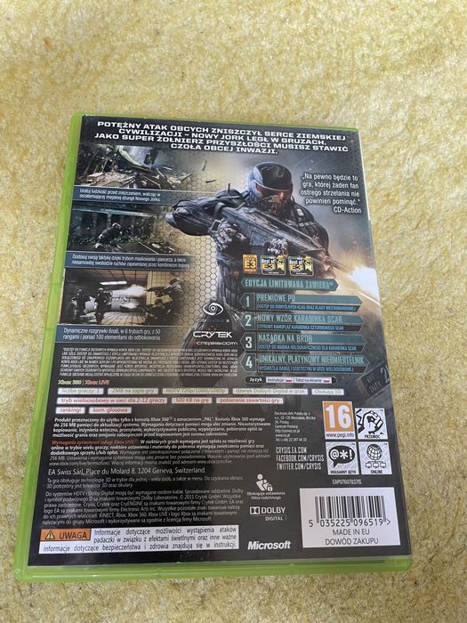 Crysis 2 Edycja limitowana XBOX 360