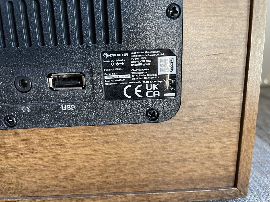 Интернет-радио Auna Silver Star CD Cube (Германия)