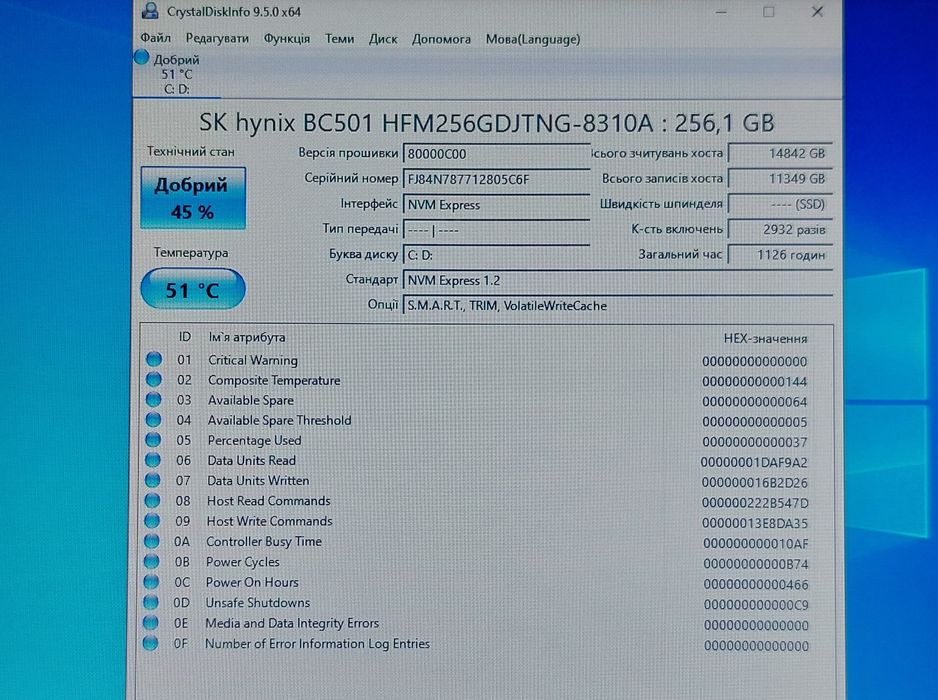Dell 14"/i5 6gen/8ddr4/ssd256/акб 1.5 години