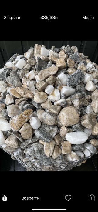 Камень природній , крошка , галька
