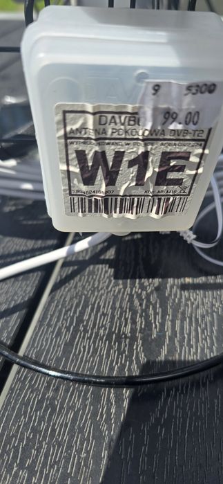 Dekoder DVB-T2 i 2 anteny wewnętrzne