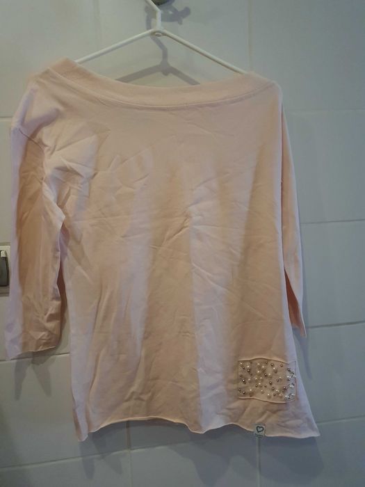 Bluzka pudrowa nowa m