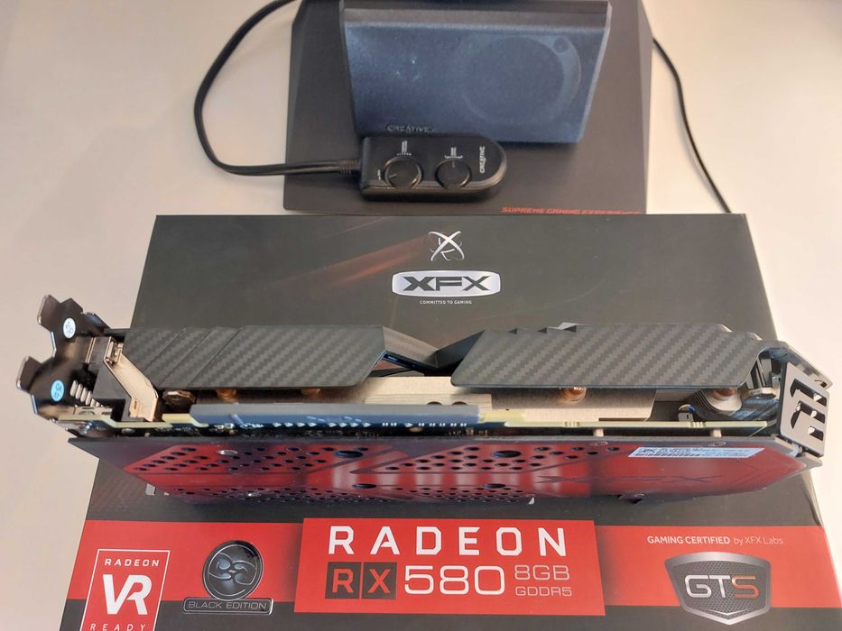 Amd XFX rx580 gts 8gb black edition xxx