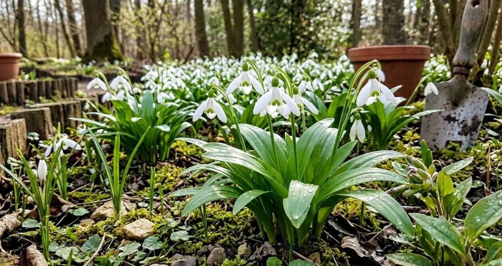 Przebiśniegi Cebulki Przebiśnieg 50 szt Galanthus woronowii 4/5 Śnieżyczka Kwiaty Zestaw