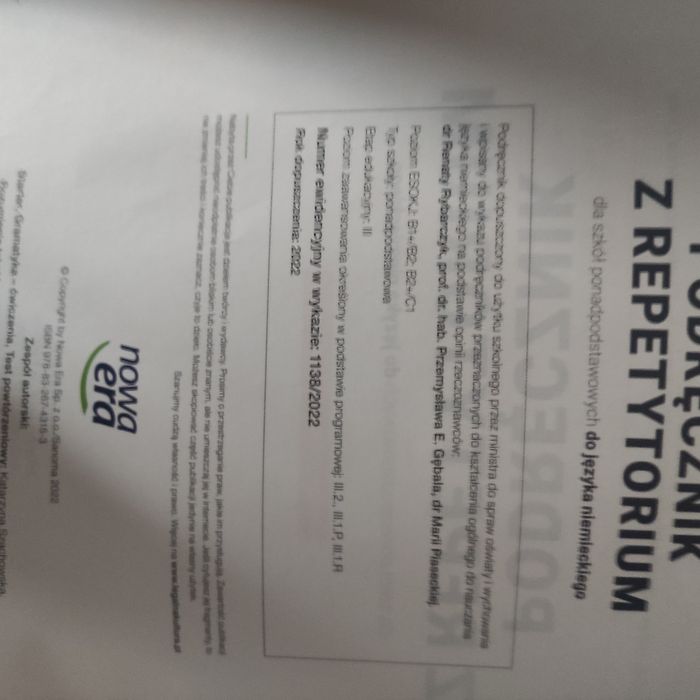 Podręcznik z repetytorium