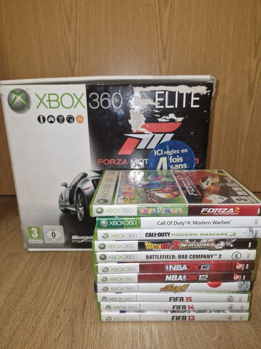 Console Xbox 360 Completo + Jogos