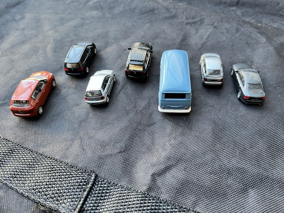 coleção miniaturas - Volkswagen, Audi, Skoda - 7 unidades