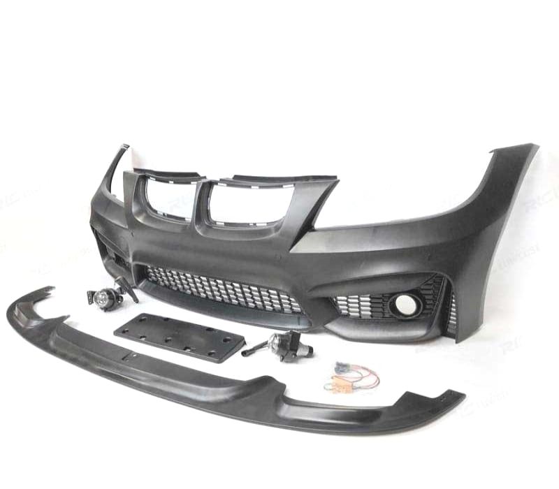 PARA-CHOQUES FRONTAL BMW E90 E91 LCI 08-12 LOOK M4 + SPOILER FRONTAL PDC