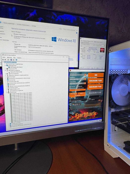 Игровой комп'ютер RX 5700 XT 8GB Системний блок 20 ядер Системник 16GB ОЗУ + SSD