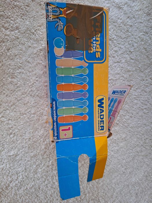 kręgle plastikowe z piłką: Wader