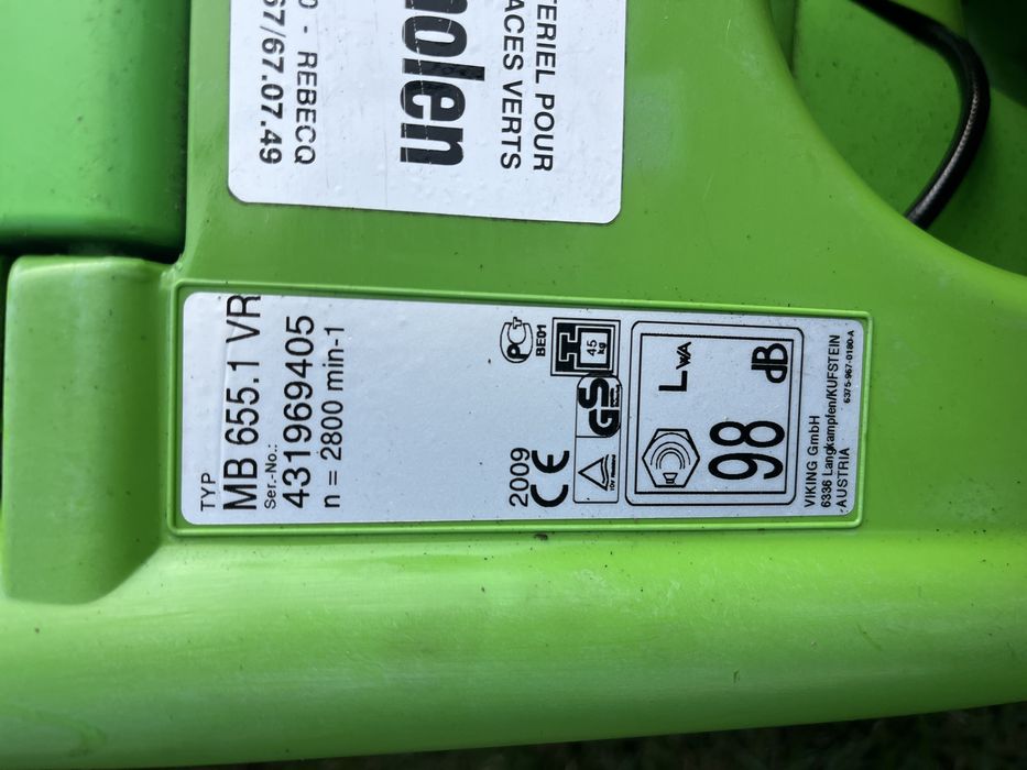 Kosiarka spalinowa Viking MB 655VR Napęd walec vario