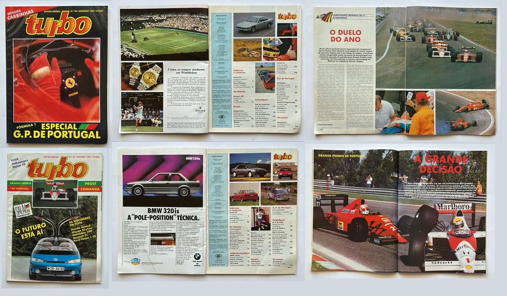 Coleção de revistas Turbo de 1989 (completa)