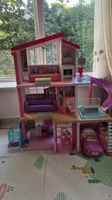 Duży domek dla lalek Barbie Dreamhouse + samochod
