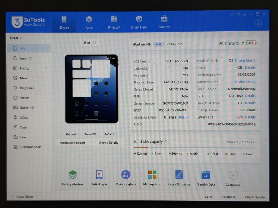 iPad Air 4 (A2316) - 64GB - faktura VAT 23%