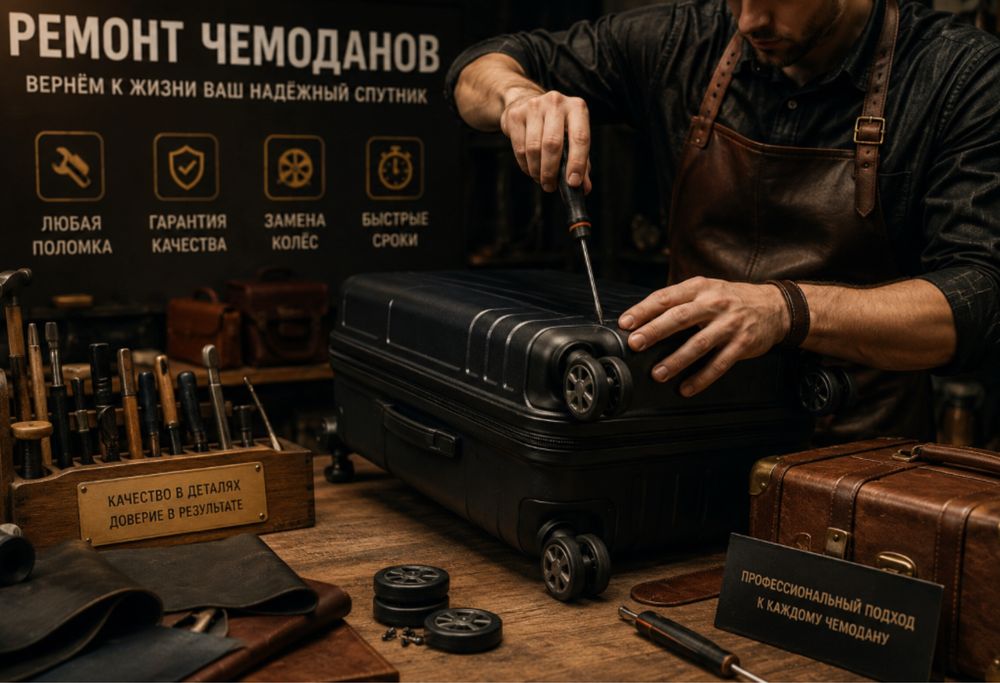 Ремонт чемоданов