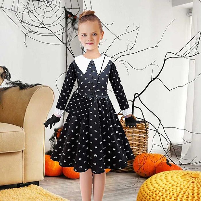 Vestido Wednesday Addams