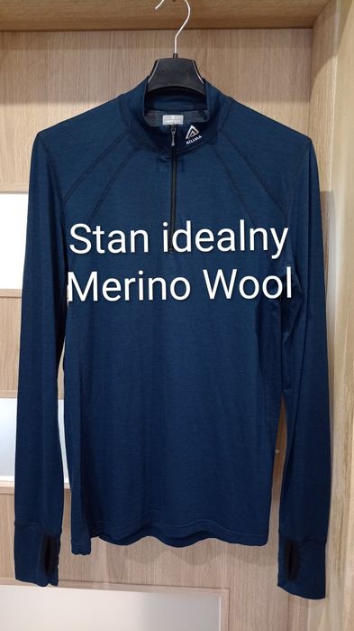 Bluzka koszulka termiczna wełniana, Merino Wool wełna Aclima M