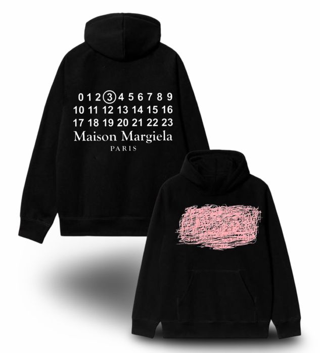 Худи Maison Margiela Paris Logo Унисекс  кофта мейсон марджела MM6